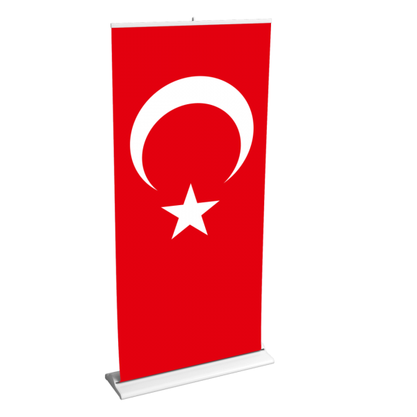 Roll-Up 85cm x 200cm Türk Bayrağı