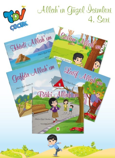 Allahın Güzel İsimleri 4 Seri 5 Kitap Takım - Ayşe Aydan