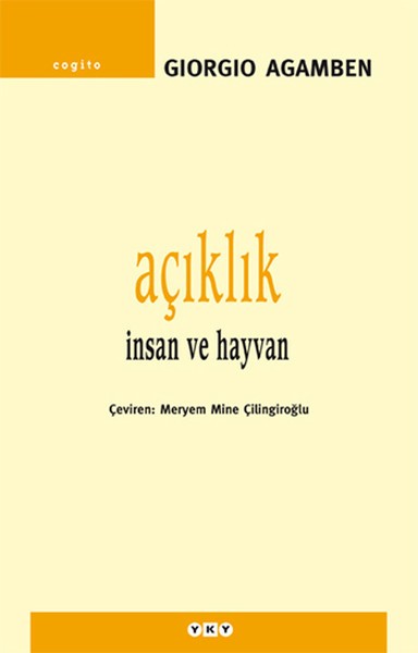 Açıklık - Giorgio Agamben