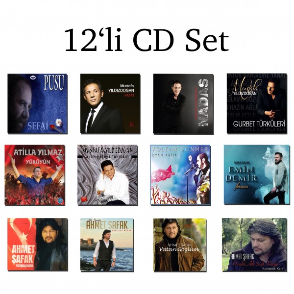 12&#039;li CD Set